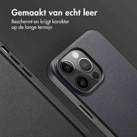 Accezz MagSafe Leather Backcover Apple iPhone 14 Pro Max - Onyx Black