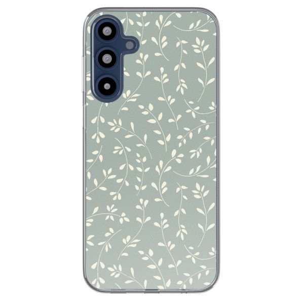 imoshion  Design hoesje Samsung Galaxy A16 - Smoke Green Flowers