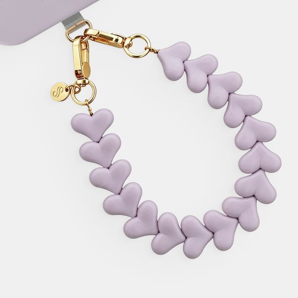 Selencia Lova Hartjes Polskoord - Muted Mauve