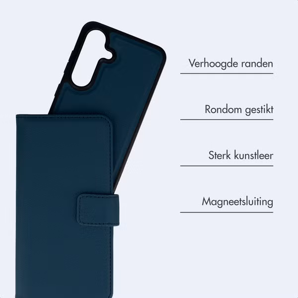 imoshion Uitneembare 2-in-1 Luxe Bookcase Samsung Galaxy S24 FE - Blauw