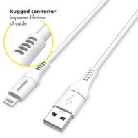 Accezz Lightning naar USB kabel iPhone 5 / 5s - MFi certificering - 2 meter - Wit