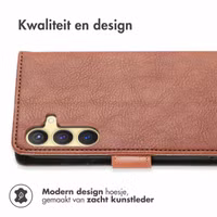 imoshion Luxe Bookcase Samsung Galaxy S24 Plus - Bruin