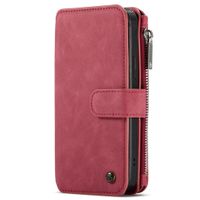 CaseMe Luxe 2 in 1 Portemonnee Bookcase iPhone 12 Pro Max - Rood