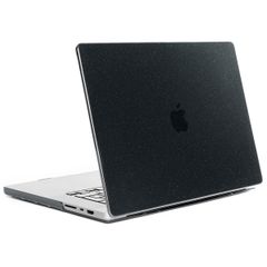 Selencia Glitter Cover MacBook Pro 16 inch (2021) / Pro 16 inch (2023) M3 chip - A2485 / A2780 / A2919 - Zwart