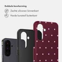Selencia Vivid Backcover Samsung Galaxy A36 / A56 - Happy Dots Burgundy