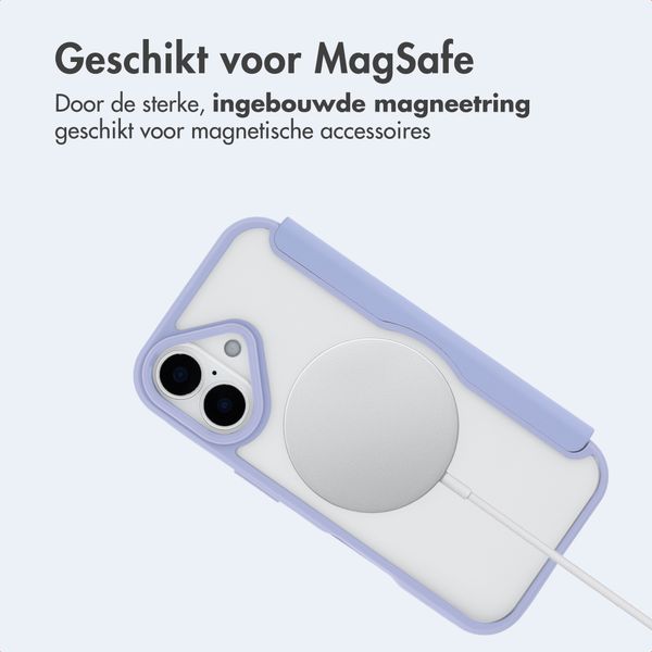 imoshion Transparante Bookcase met MagSafe Apple iPhone 17 - Lila