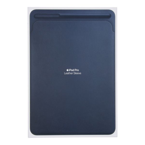 Apple Leather Sleeve Apple iPad 9 (2021) 10.2 / iPad 8 (2020) 10.2 / iPad 7 (2019) 10.2 / Air 3 (2019) / Pro 10.5 (2017) - Midnight Blue