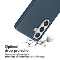 Accezz Leather Back Cover with MagSafe Samsung Galaxy S26 Plus - Nightfall Blue