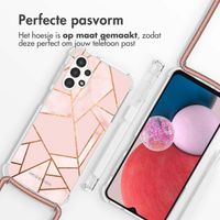 imoshion Design hoesje met koord Samsung Galaxy A13 (4G) - Grafisch Koper