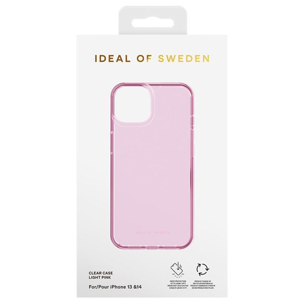 iDeal of Sweden Clear Case iPhone 14 - Light Pink