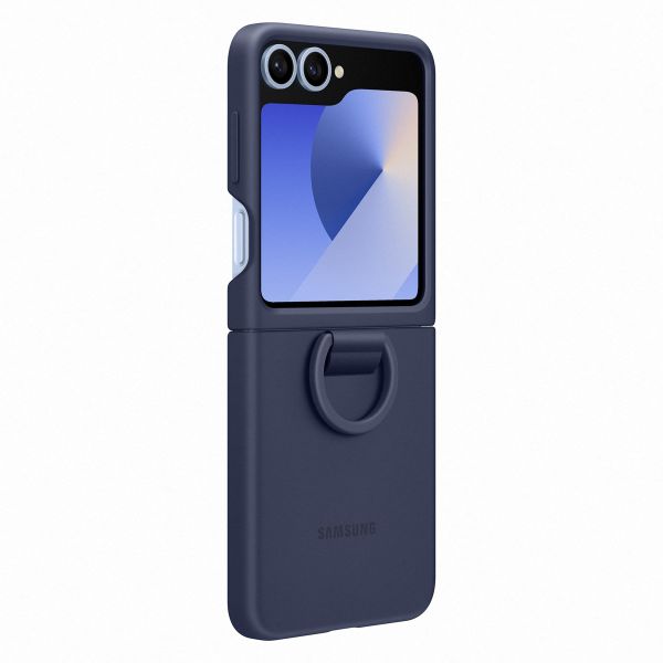 Samsung Originele Silicone Cover Ring Galaxy Z Flip 6 - Navy