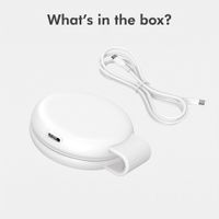 imoshion 2-in-1 Wireless Travel Charger 25W - iPhone / AirPods / Apple Watch - Qi2.2 - White