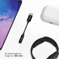 imoshion AUX adapter - USB-C naar 3,5 mm / Jack audio adapter - USB-C male to AUX female - Zwart