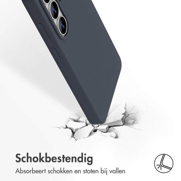 Accezz Liquid Silicone Backcover Samsung Galaxy S26 Ultra - Donkerblauw