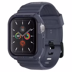 Spigen Rugged Armor™ Pro case Apple Watch 44 mm / 45 mm - Donkerblauw