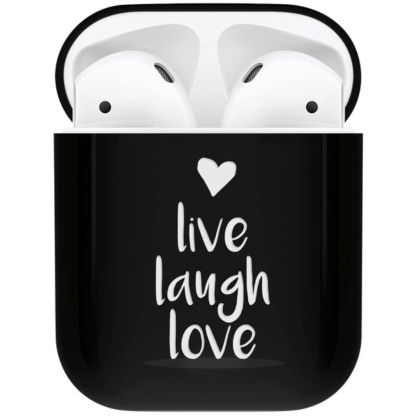 imoshion Design Hardcover Case AirPods 1 / 2 - Live Laugh Love