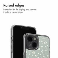 imoshion Design hoesje Apple iPhone 14 - Smoke Green Flowers