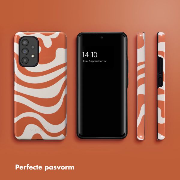 Selencia Vivid Tough Backcover Samsung Galaxy A53 - Dream Swirl Orange