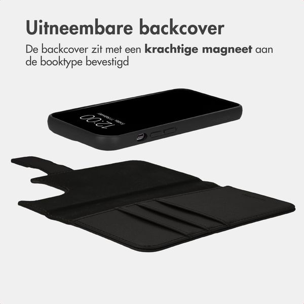 imoshion Uitneembare 2-in-1 Luxe Bookcase Apple iPhone 13 Pro - Zwart