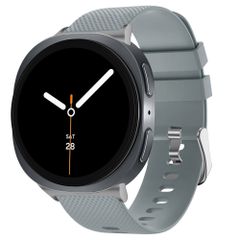 imoshion Flexibel Siliconen bandje Samsung Galaxy Watch 8 (Classic) - 40 / 44 / 46mm - Grijs