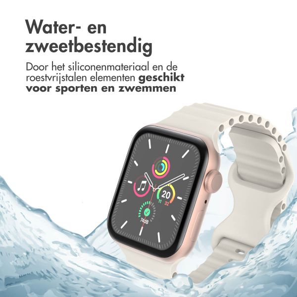 imoshion Athletic siliconenbandje Apple Watch Series 1 t/m 11 / SE / Ultra (44/45/46/49 mm) - Starlight