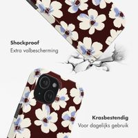 Selencia Vivid Backcover met MagSafe Apple iPhone 15 - Choco Flower Pop