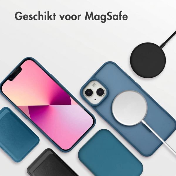 imoshion Color Guard Backcover met MagSafe Apple iPhone 14 / 13 - Donkerblauw