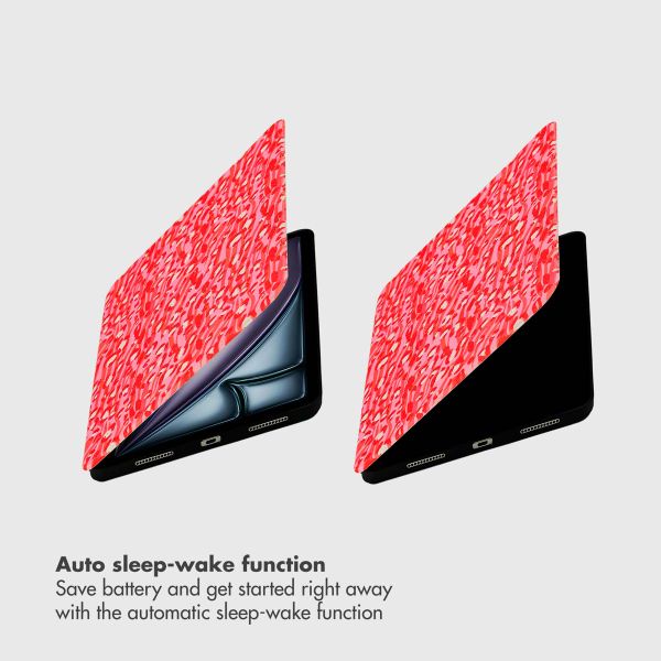 Selencia Vivid Tablet Case Apple iPad Air 11 inch (2026) M4 / (2025) M3 / (2024) M2 / Air 5 (2022) / Air 4 (2020) - Wild Spots Lipstick