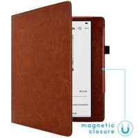 imoshion Vegan Leather Bookcase Kobo Elipsa 2E - Donkerbruin