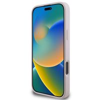 Guess 4G Metal Logo Backcover Apple iPhone 16 Pro - Roze