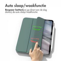 imoshion Magnetic Bookcase iPad Air 11 inch (2024) M2 / Air 5 (2022) / Air 4 (2020) - Donkergroen