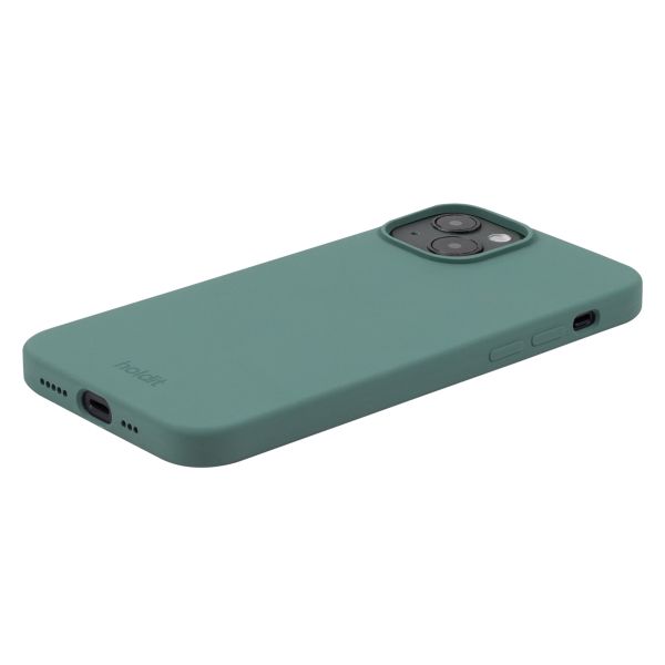 Holdit Silicone Case iPhone 15 - Moss Green