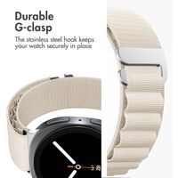 imoshion Nylon Alpine Band Samsung Galaxy Watch 9 (40/44mm) / Watch 8 (40/44mm) / Classic (46mm) - White