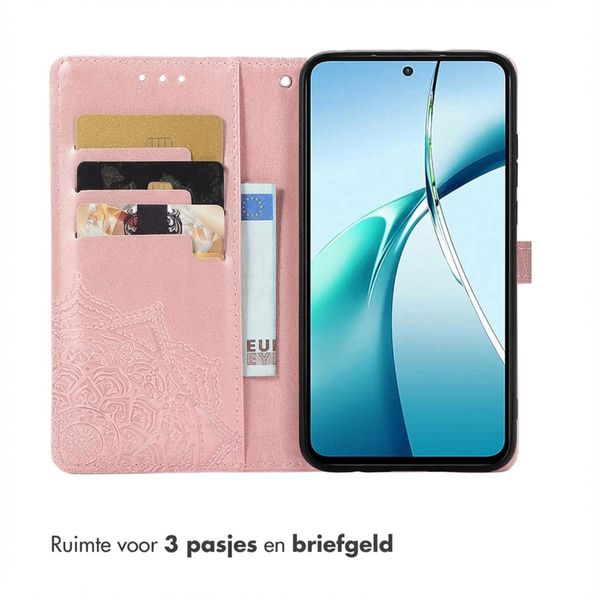 imoshion Mandala Bookcase Motorola Moto G56 - Rosé Goud