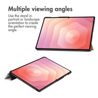 imoshion Design Trifold Bookcase Samsung Galaxy Tab S11 Ultra - Flowers Distance