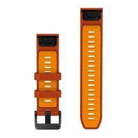 Garmin QuickFit® Siliconen bandje  - Garmin QuickFit® 22 mm aansluiting - Autumn Orange / Spark Orange
