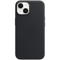 Apple Leather Back Cover with MagSafe Apple iPhone 14 - Midnight