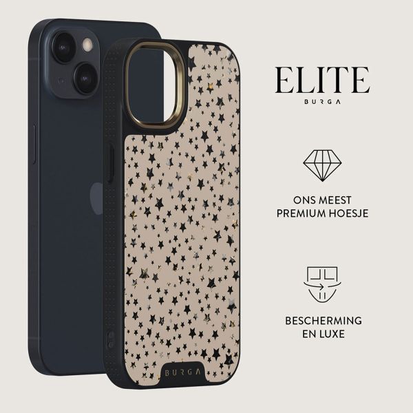 Burga Elite Gold Backcover iPhone 15 - Sparkling Tiara