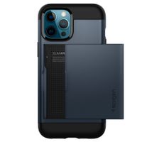 Spigen Slim Armor CS Backcover iPhone 12 Pro Max - Metal Slate