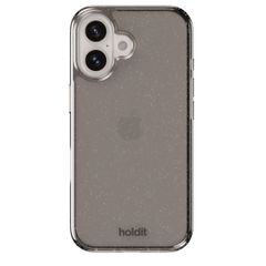 Holdit Glitter Case Apple iPhone 16 - Zwart