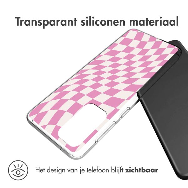 imoshion Design hoesje Samsung Galaxy A33 - Retro Pink Check