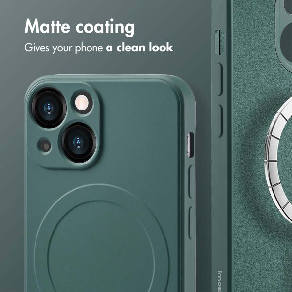 imoshion Colour Back Cover with MagSafe Apple iPhone 13 Mini - Dark Green
