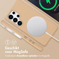 imoshion Color Backcover met afneembaar koord MagSafe Samsung Galaxy S25 Ultra - Beige