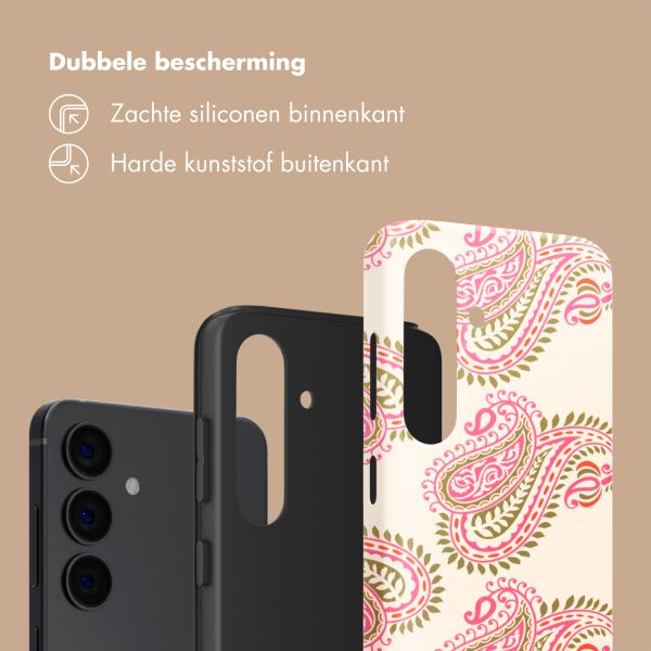 Selencia Vivid Backcover Samsung Galaxy S24 - Paisley Blush