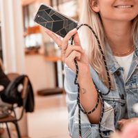 imoshion Design hoesje met koord Samsung Galaxy S10 Plus - Grafisch Koper - Zwart