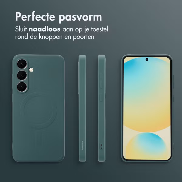 imoshion Color Backcover met MagSafe Samsung Galaxy S24 FE - Donkergroen