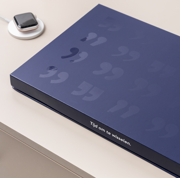 Smartwatch bandjes bewaarbox - Donkerblauw