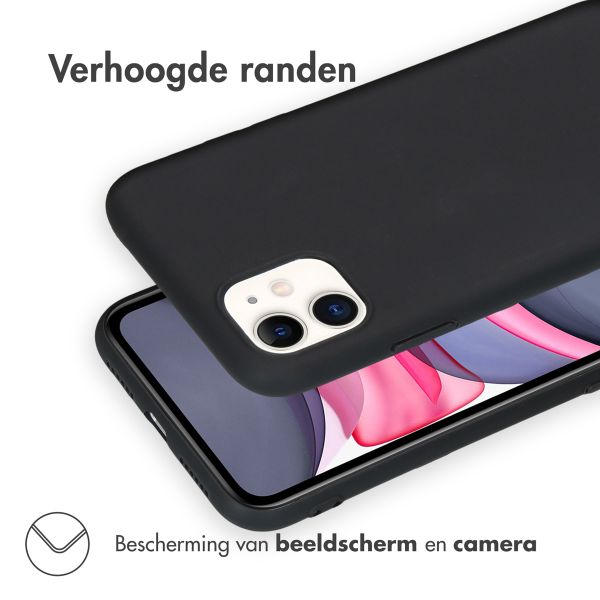 imoshion Color Backcover Apple iPhone 11 - Zwart