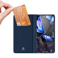 Dux Ducis Slim Softcase Bookcase Google Pixel 10 Pro XL - Donkerblauw