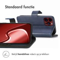 imoshion Luxe Bookcase Apple iPhone 15 Pro Max - Donkerblauw